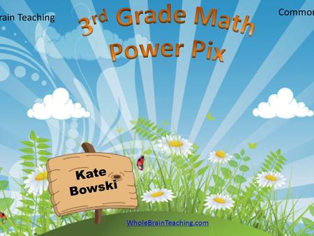 3rd Grade Math Power Pix Kate Bowski Common Core Edition