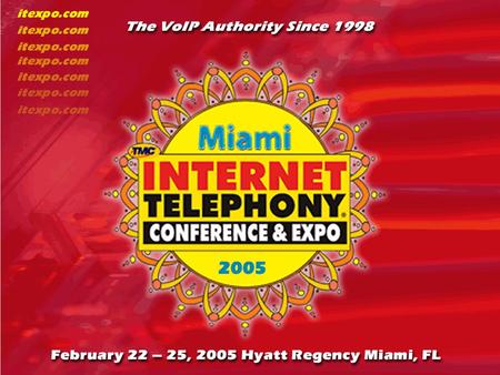 The State of VoIP Peering: VoIP Peering Summit Internet Telephony Conference & Expo Hunter Newby Chief Strategy Officer tel x p: 212.480.3300 www.telx.com.