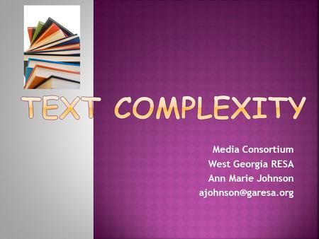 Media Consortium West Georgia RESA Ann Marie Johnson