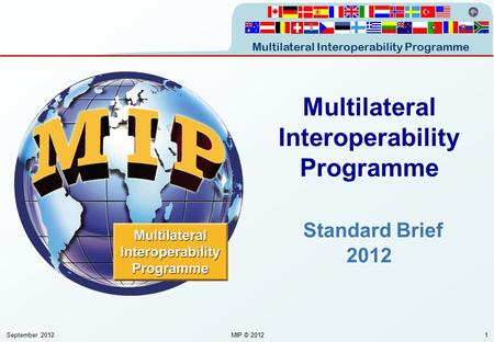 Multilateral Interoperability Programme Standard Brief 2012