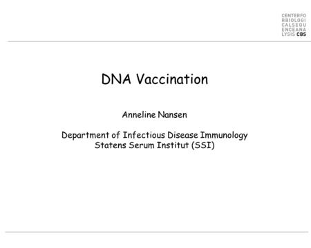 DNA Vaccination Anneline Nansen