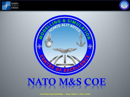 NATO M&S COE.