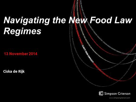 Navigating the New Food Law Regimes