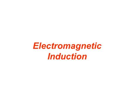 Electromagnetic Induction. 21.7 Magnetic Fields Produced by Currents In 1820, H.C. Oersted discovered that a current in a wire caused a deflection in.