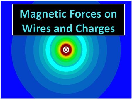 With permanent magnets opposite poles attract and like poles repel. As we have seen magnetic fields surround any current carrying wire. Therefore it stands.