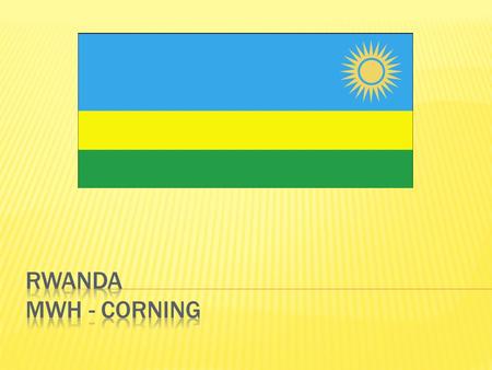  Rwanda, in east-central Africa, is surrounded by the Democratic Republic of the Congo, Uganda, Tanzania, and Burundi. 