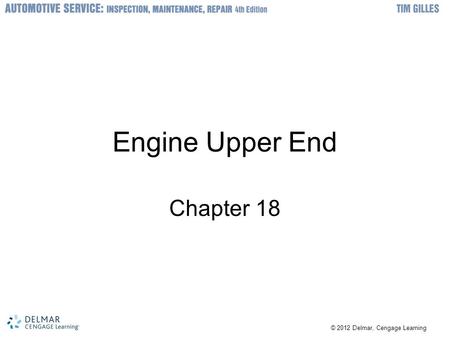 Engine Upper End Chapter 18.
