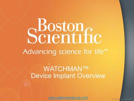 WATCHMAN™ Device Implant Overview