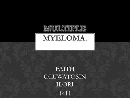 FAITH OLUWATOSIN ILORI 1411. INTRODUCTION PATHOPHYSIOLOGY CAUSES STAGES SIGNS AND SYMPTOMS DIAGNOSIS RISK FACTORS TREATMENT COMPLICATIONS PROGNOSIS EPIDEMILOGY.