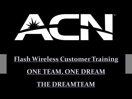 Flash Wireless Customer Training