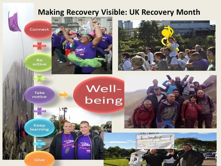 Making Recovery Visible: UK Recovery Month.