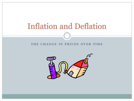 THE CHANGE IN PRICES OVER TIME Inflation and Deflation.