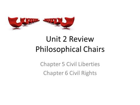 Unit 2 Review Philosophical Chairs