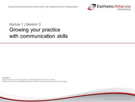 Module 1 | Session 3 Growing your practice with communication skills