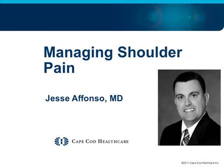 Managing Shoulder Pain