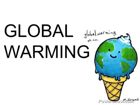 GLOBAL WARMING. The atmosphere has a natural supply of greenhouse gases“