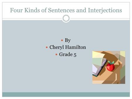 Four Kinds of Sentences and Interjections