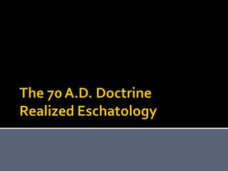  What is the doctrine?  Who are the proponents?  What is the danger?