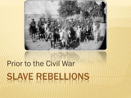 Prior to the Civil War.  Many slave-owners feared slaves would rebel. This caused slave-owners to rarely set slaves free.  Most slaves did not classify.