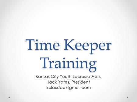 Kansas City Youth Lacrosse Assn.