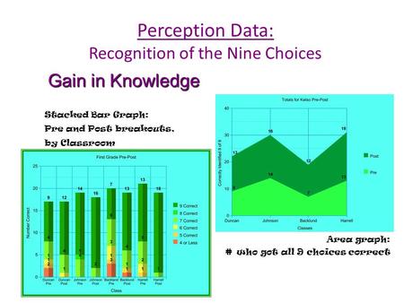 Perception Data: Recognition of the Nine Choices