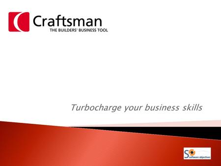 Turbocharge your business skills.  Craftsman is an accounting program designed specifically for the building and construction industry.  It analyses.