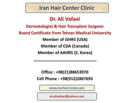 Iran Hair Center Clinic