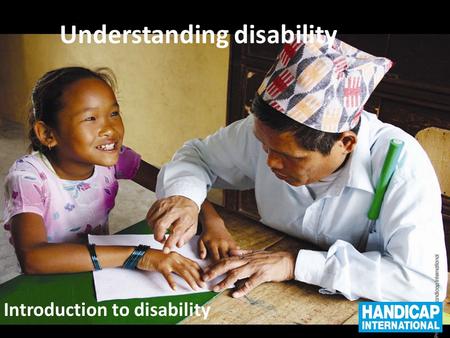 Understanding disability