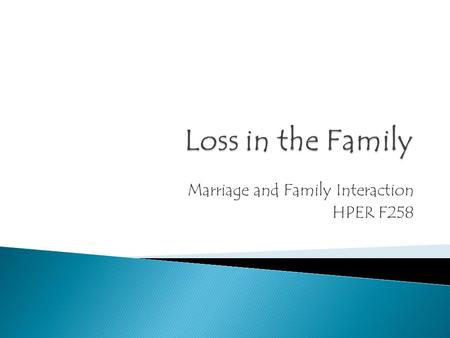 Marriage and Family Interaction HPER F258.  In your small group, discuss the experience of writing the letter. Include the following discussion points: