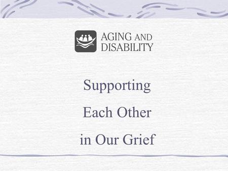 Supporting Each Other in Our Grief. The International Federation of over 120 L’Arche Communities was founded in 1964 by Jean Vanier in France. In order.