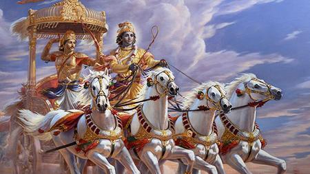 We begin with a question: What is the Bhagavad Gita about? We begin with a question: