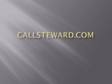 Callsteward.com.