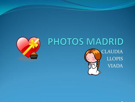 CLAUDIA LLOPIS VIADA PHOTOS WINTER IN MADRID PHOTO SPRING IN MADRID.