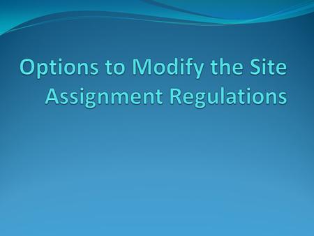 Basic Assumptions Facilities managing MSW must go through Site Assignment Materials that are pre-sorted are not considered MSW Residuals remaining after.