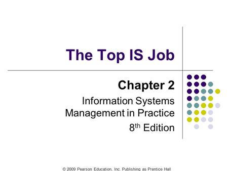Chapter 2 Information Systems Management in Practice 8th Edition