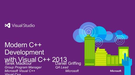 Visual Studio 2013 Conformance Performance Productivity Services Mobile Devices What’s Next.