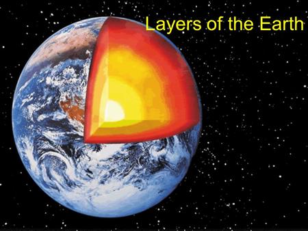 Layers of the Earth. Compositional Layers –Divided by what they are made out of –planetary differentiation – the process of separating out distinct layers.