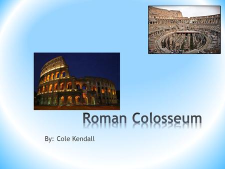 By: Cole Kendall. Julius Caesar wanted to show that he was the ultimate emperor so he locked people in the Colosseum.
