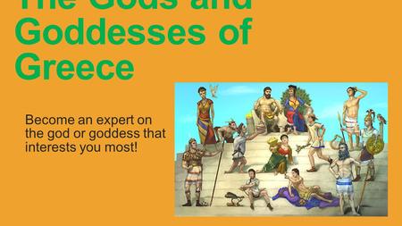 The Gods and Goddesses of Greece