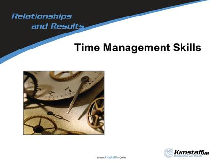time management skills presentation powerpoint
