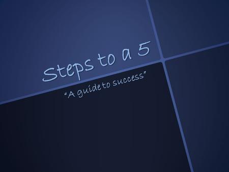 Steps to a 5 “A guide to success”. Table of Contents 1. College Board® website 2. Breadth -explanation -examples -advice 3. Concentration -explanation.