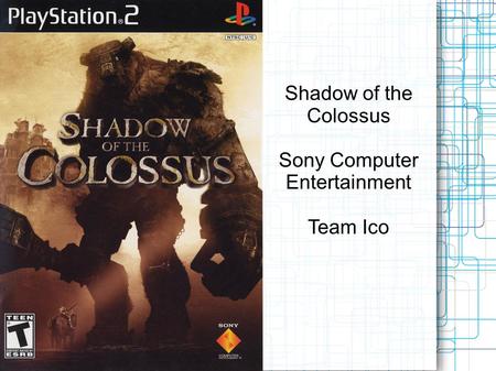 Shadow of the Colossus Sony Computer Entertainment Team Ico.