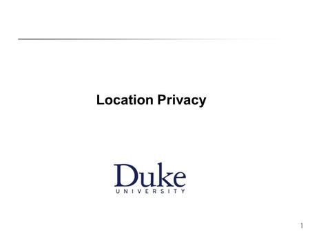 1 Location Privacy. 2 Context Better localization technology + Pervasive wireless connectivity = Location-based applications.
