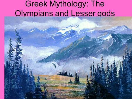 Greek Mythology: The Olympians and Lesser gods Prometheus2 Prometheus on the Hopkin’s water tower.