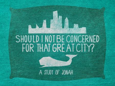 Jonah gets off to a bad start… Jonah 1:1 1 The word of the L ORD came to Jonah son of Amittai: 2 “Go to the great city of Nineveh and preach against it,