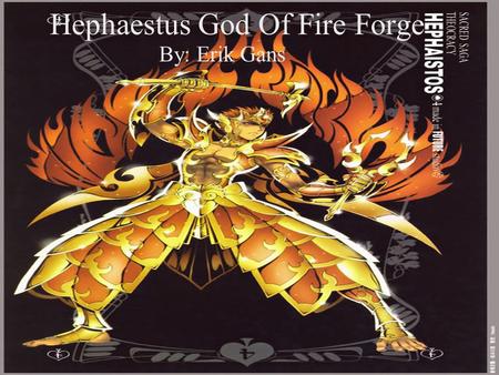 Hephaestus God Of Fire Forge