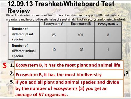 Trashket/Whiteboard Test Review
