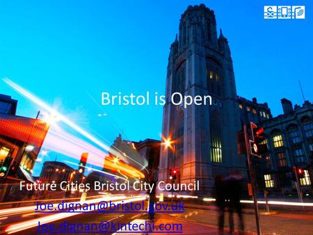 Future Cities Bristol City Council  Bristol is Open.