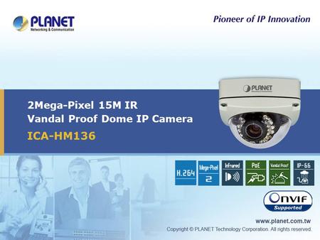 2Mega-Pixel 15M IR Vandal Proof Dome IP Camera