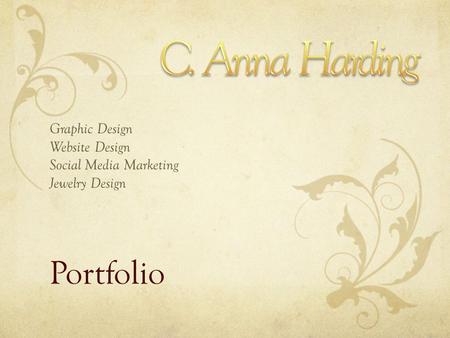 Portfolio Graphic Design Website Design Social Media Marketing Jewelry Design.